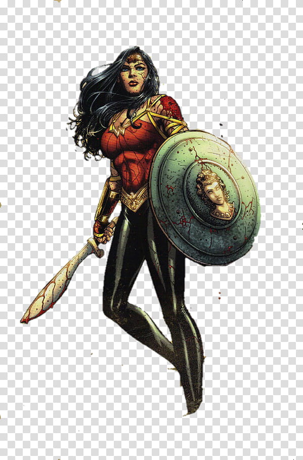 Wonder Woman Comic Render transparent background PNG clipart