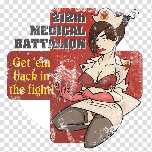 Vintage Medic TF Spray, black and yellow text transparent background PNG clipart