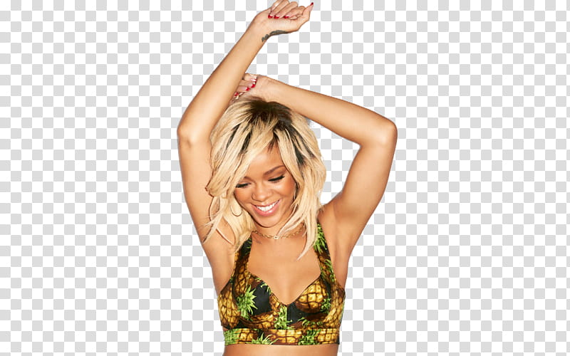 Rihanna, smiling Robyn Rihanna Fenty transparent background PNG clipart