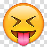 tongue out emoji transparent background PNG clipart