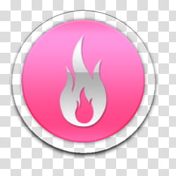 pretty pink icons, , pink and white flame illustration transparent background PNG clipart