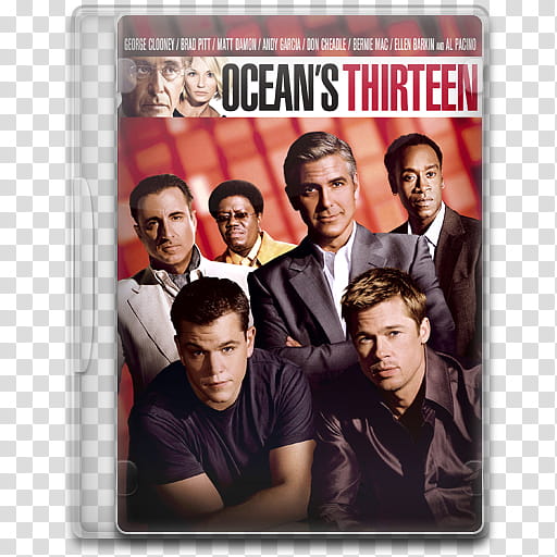 Movie Icon Mega , Ocean's Thirteen, Ocean's Thirteen movie case transparent background PNG clipart