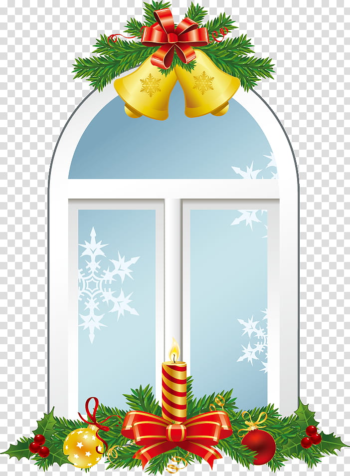 Christmas Tree Blue, Window, Christmas Ornament, Christmas Day, Painting, Holiday, Christmas Window, Blue Christmas, Christmas Decoration transparent background PNG clipart