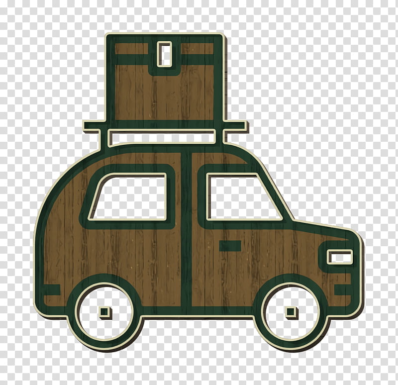 Transportation icon Car icon, Vehicle, Model Car, Van, Wood, Rolling, Toy Vehicle transparent background PNG clipart