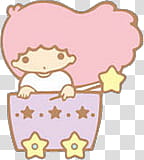 Iconos Little Twin Stars, girl in box illustration transparent background PNG clipart