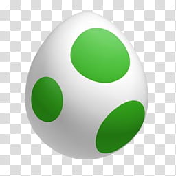 Super Mario Bros Icons, Yoshi's egg transparent background PNG clipart