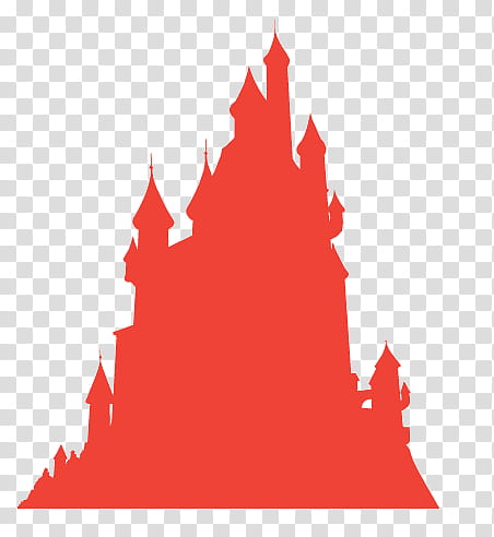 Disney Snow White, red castle illustration transparent background PNG clipart