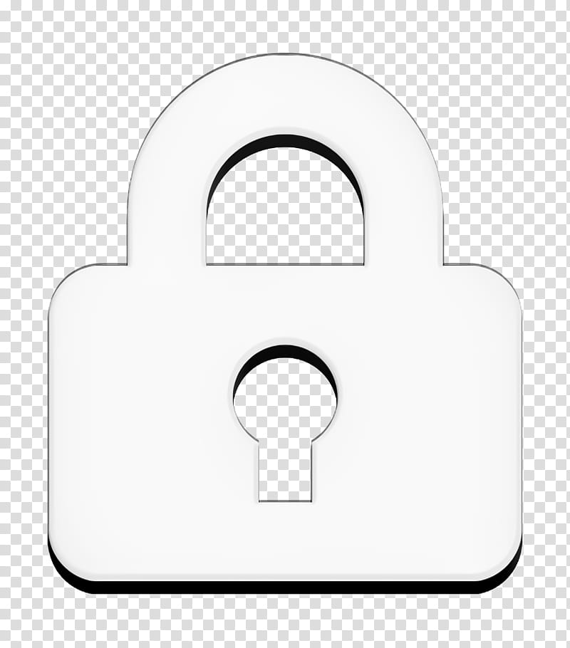 Closed icon lock icon, Padlock, Circle, Symbol, Material Property, Hardware  Accessory, Security, Number transparent background PNG clipart | HiClipart