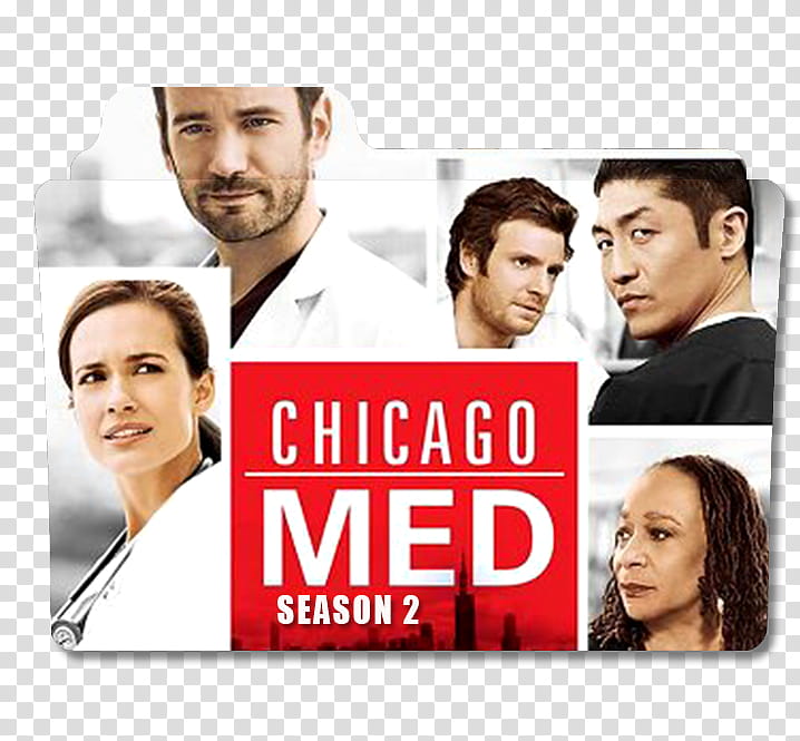 Chicago Med Serie Folders, Chicago Med season  poster transparent background PNG clipart