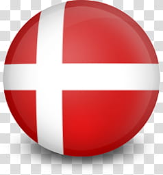 WorldCup Flag Balls  Icons, flag of Denmark transparent background PNG clipart
