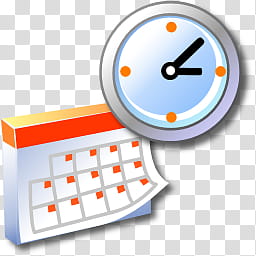 Control Panel, Fecha y hora icon transparent background PNG clipart