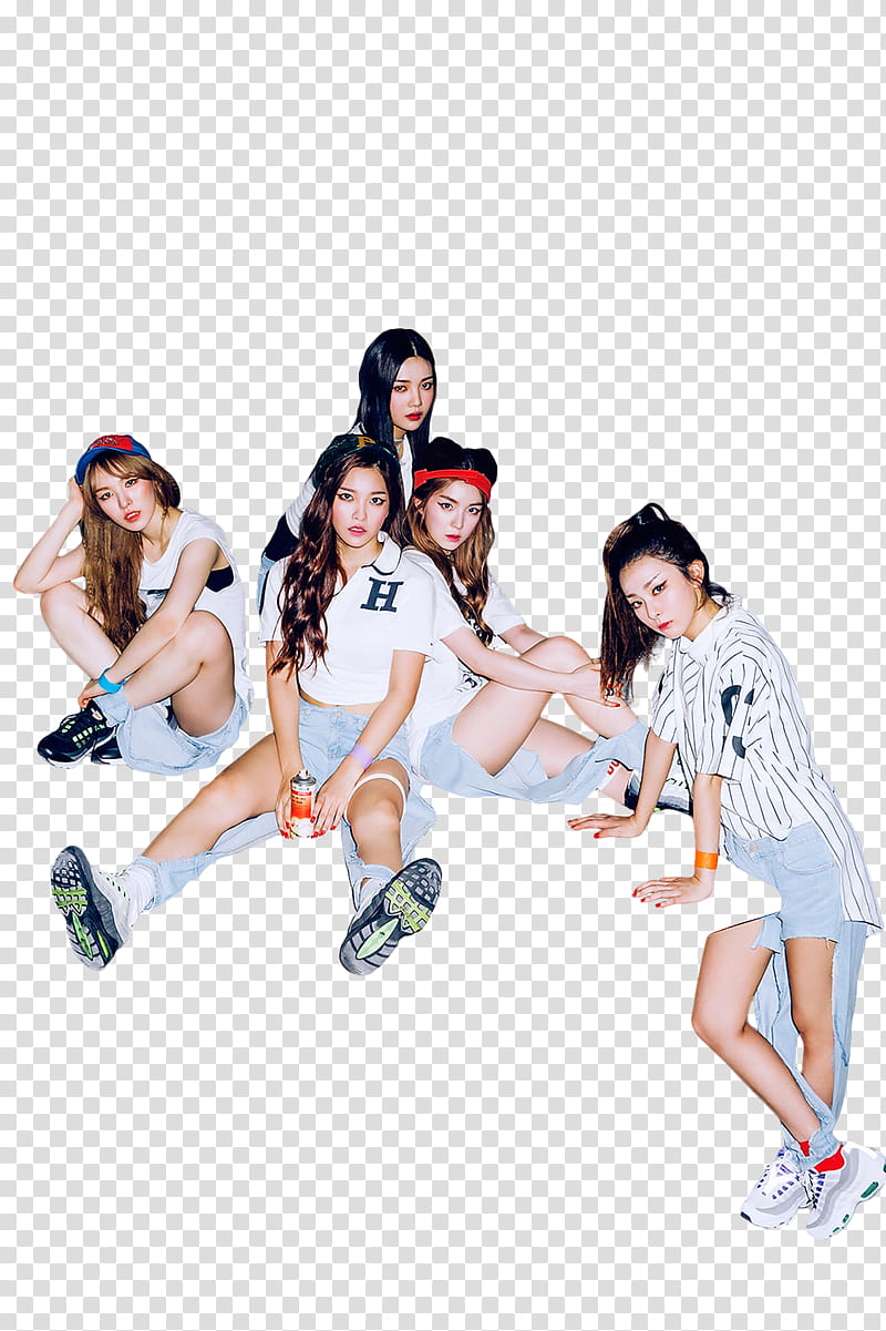 Red Velvet, group of girls transparent background PNG clipart