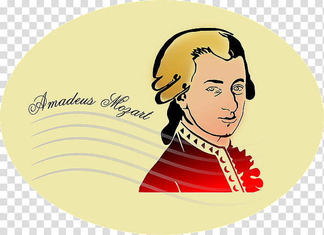 No Circle, Wolfgang Amadeus Mozart, Musician, Drawing, Composer, Classical Music, Piano, Yellow transparent background PNG clipart