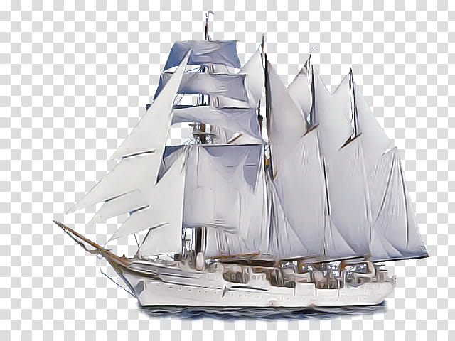 sailing ship tall ship vehicle barquentine boat, Clipper, Fullrigged Ship, Watercraft transparent background PNG clipart