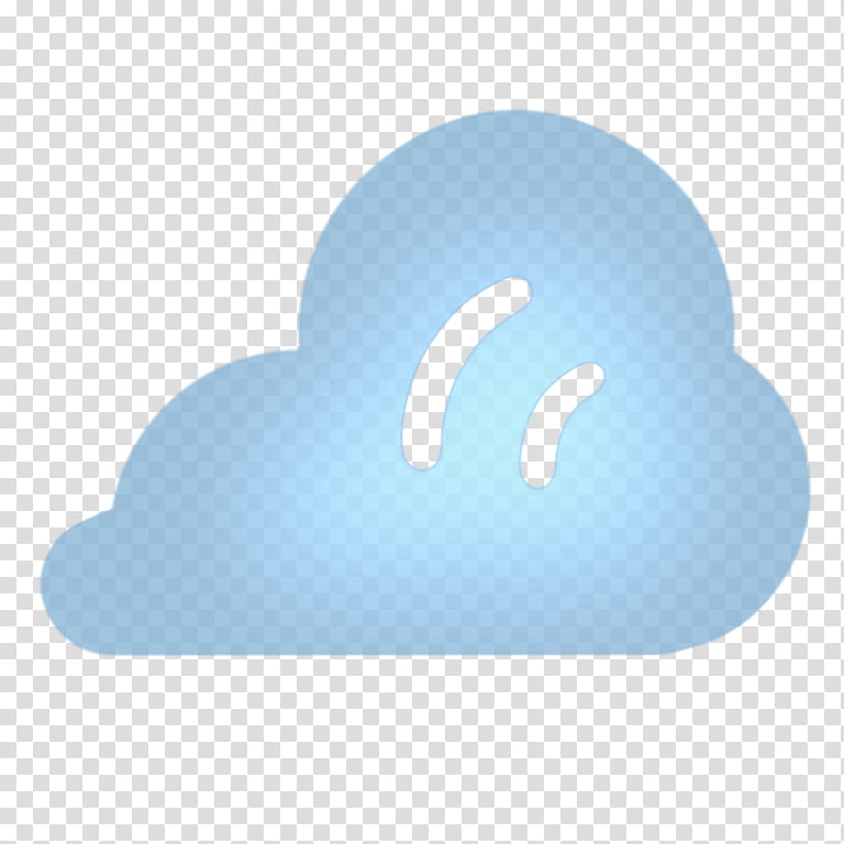 blue cloud logo transparent background PNG clipart