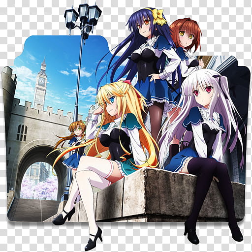 Absolute Duo  Folder Icon, Absolute Duo  [, anime characters transparent background PNG clipart