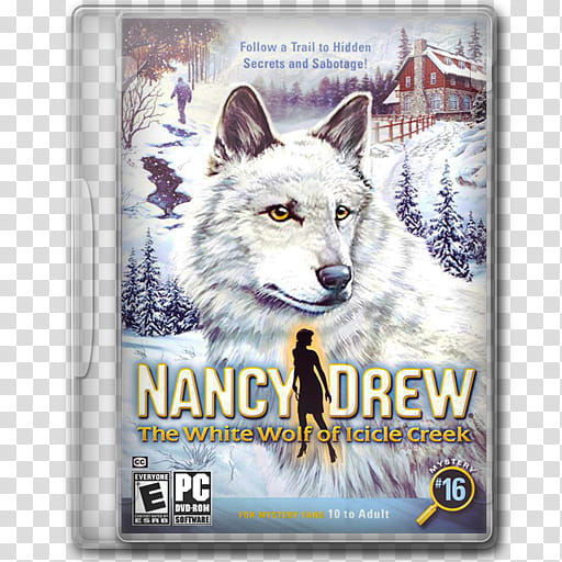 Game Icons , Nancy-Drew--White-Wolf-of-Icicle-Creek, The White Wolf of Icicle Creek transparent background PNG clipart