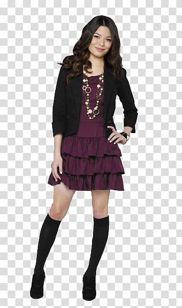 iCarly, smiling Miranda Crossgrove transparent background PNG clipart