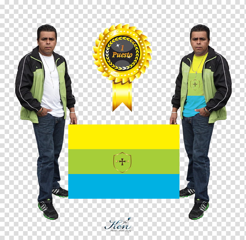Flag, Outerwear, Yellow, Uniform, El Tiempo, Colombia, Green, Standing transparent background PNG clipart