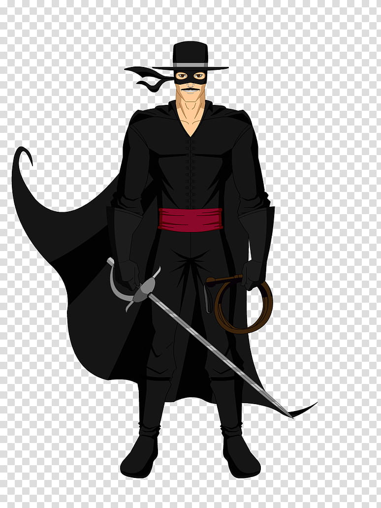 Zorro transparent background PNG clipart