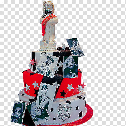 Cakes, James Dean, Marilyn Monroe, and Audrey Hepburn cake transparent background PNG clipart