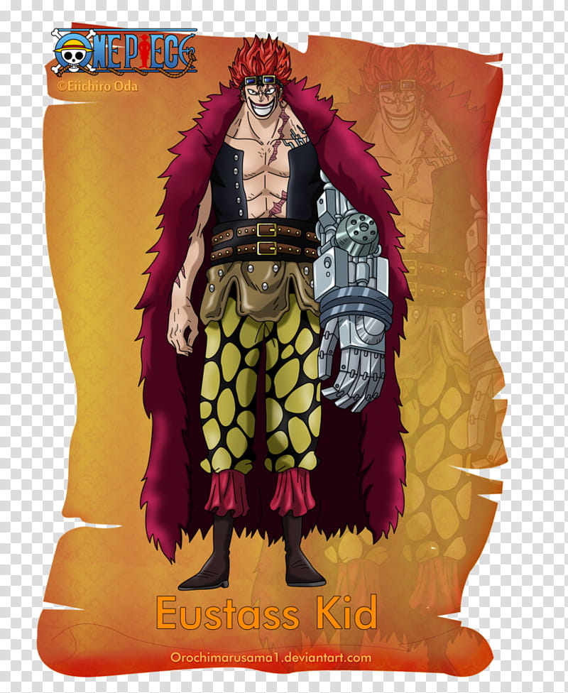 Eustass Kid, One Piece Eustass Kid illustration transparent background PNG clipart