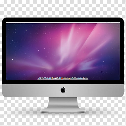 iMac Icon, iMac Alumunium, silver iMac transparent background PNG clipart