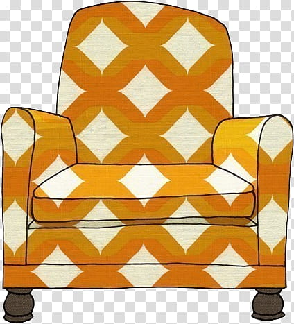 Colored Sofa, brown and white sofa armchair transparent background PNG clipart