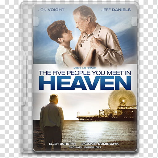 Movie Icon Mega , The Five People You Meet in Heaven, The Five People You Meet In Heaven movie case transparent background PNG clipart