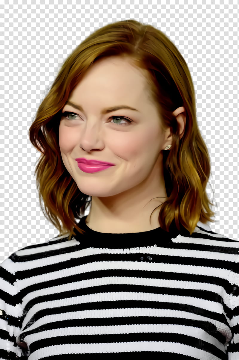 Hair Style, Emma Stone, Actress, Beauty, Polo Neck, Blond, Hair Coloring, Sweater transparent background PNG clipart