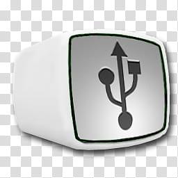 cube dock icon, cube Usb transparent background PNG clipart