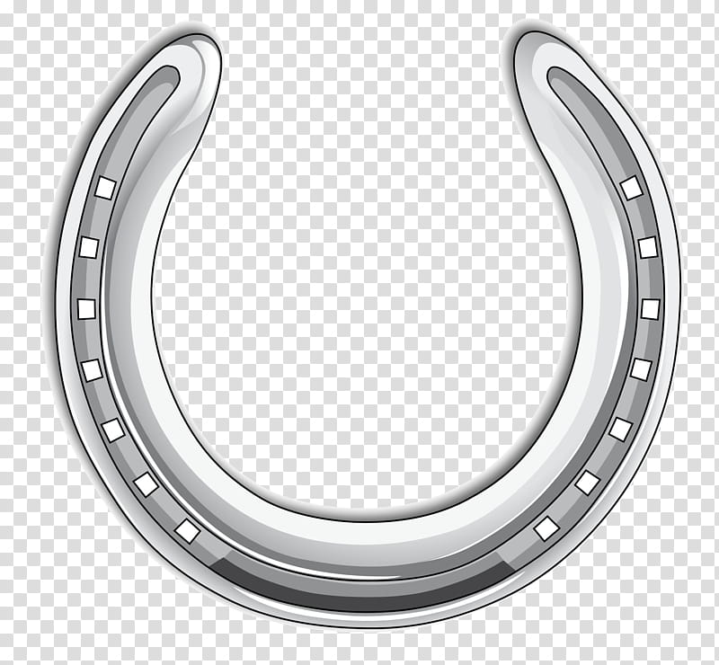 horseshoes horse supplies horseshoe metal games, Silver, Rim transparent background PNG clipart