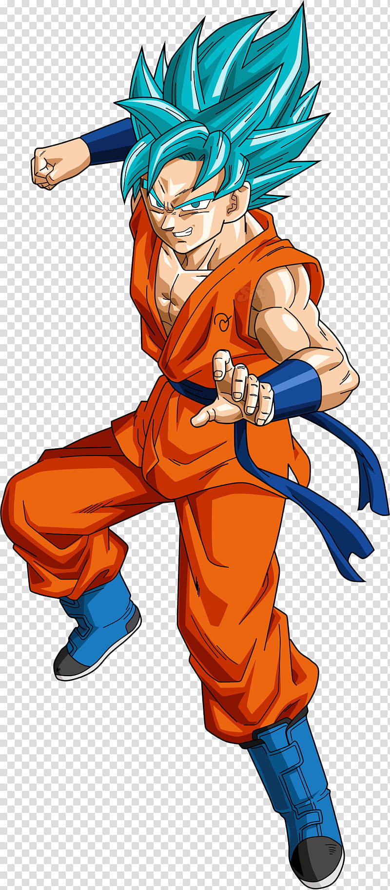 Son Goku SSJ3 Blue SSGSS, png