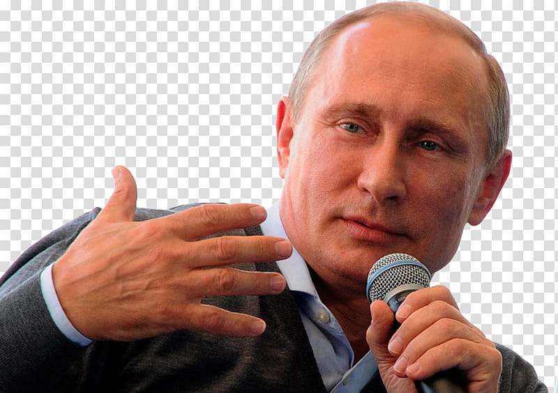 Microphone, Vladimir Putin, Russia, Russian Military Intervention In Ukraine, Direct Line With Vladimir Putin, President Of Russia, Businessperson, Gesture transparent background PNG clipart