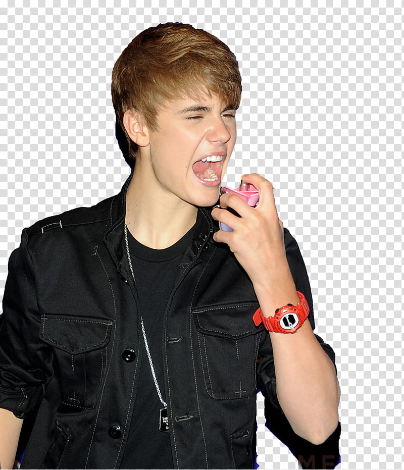 BELIEBER, Justin Bieber open his mouth transparent background PNG clipart