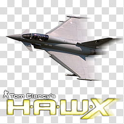 Tom Clancy HAWX Dock Icon, HAWX_Dock_Icon_by_ELTE, gray Tom Clancy's HAWX plane transparent background PNG clipart