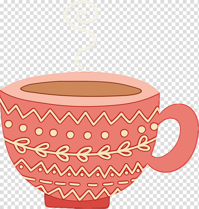 Coffee cup, Watercolor, Paint, Wet Ink, Cartoon, Mug, Ceramic, Christmas Day transparent background PNG clipart