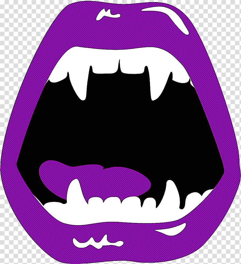 vampire Halloween dracula, Halloween , Mouth, Tooth, Lip, Violet, Purple, Jaw transparent background PNG clipart
