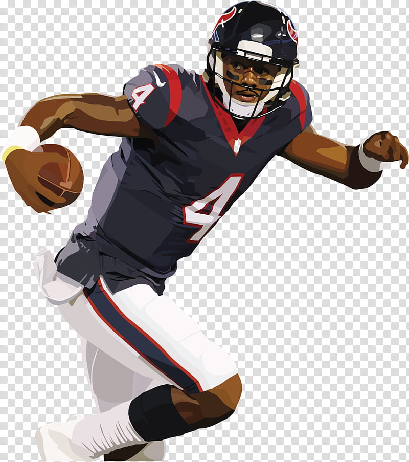 American Football, Houston Texans, NFL, Helmet, Player, Deshaun Watson, Sports Gear, Football Player transparent background PNG clipart