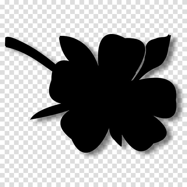 Black And White Flower, Black White M, Silhouette, Leaf, Blackandwhite, Petal, Plant, Butterfly transparent background PNG clipart