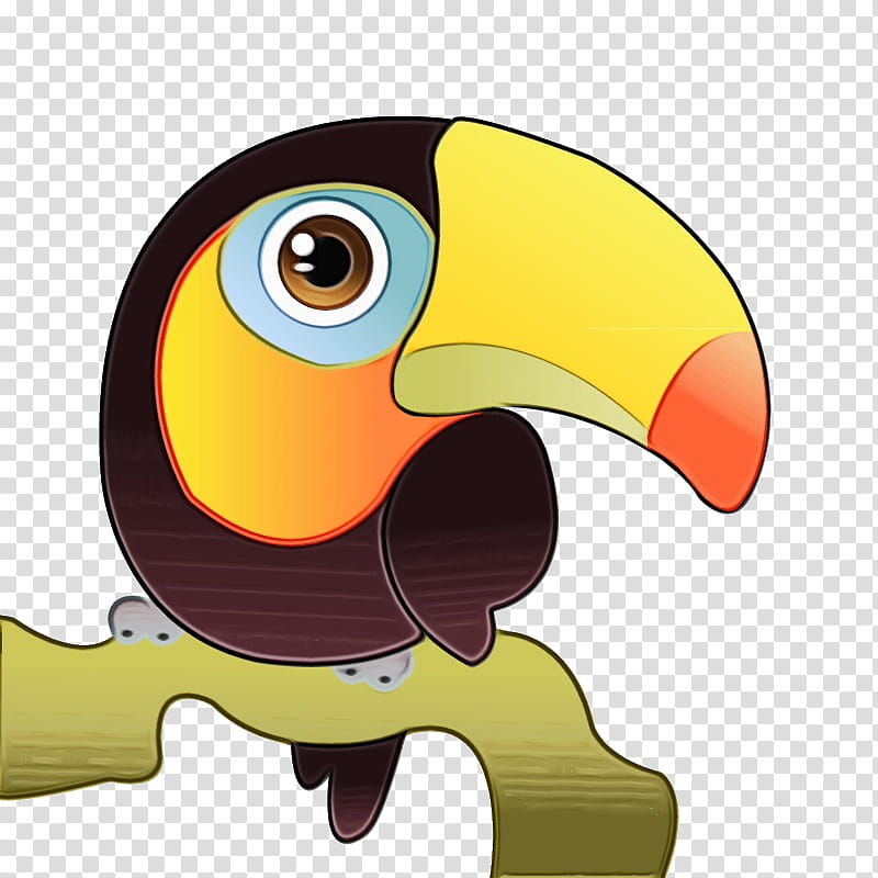 Bird Parrot, Beak, Toco Toucan, Animal, Drawing, Ramphastos, Piciformes, Cartoon transparent background PNG clipart