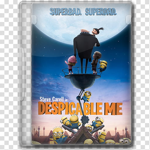 Movie Folder  DVD Box , Despicable Me icon transparent background PNG clipart