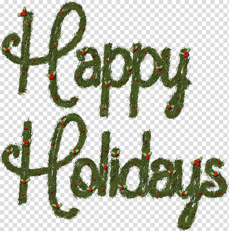 Happy Holidays transparent background PNG clipart