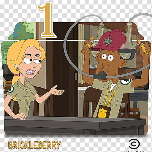 Brickleberry series and season folder icons, Brickleberry S ( transparent background PNG clipart