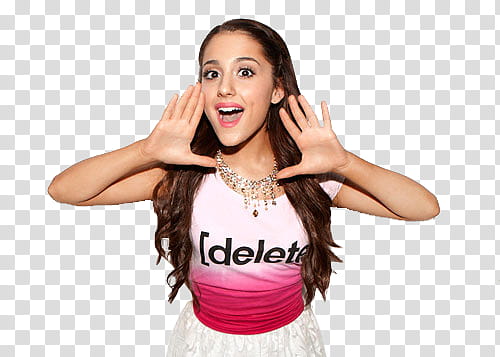 Ariana Grande Seventeen Delete,  () transparent background PNG clipart