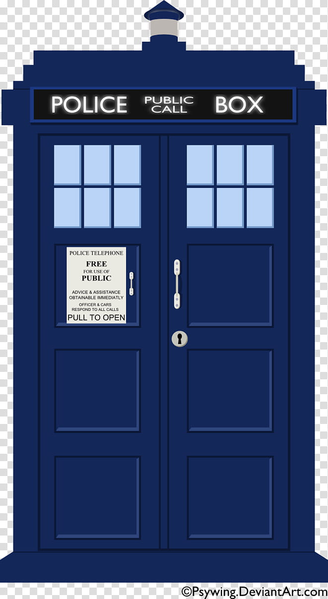 TARDIS, black wooden framed glass door transparent background PNG clipart