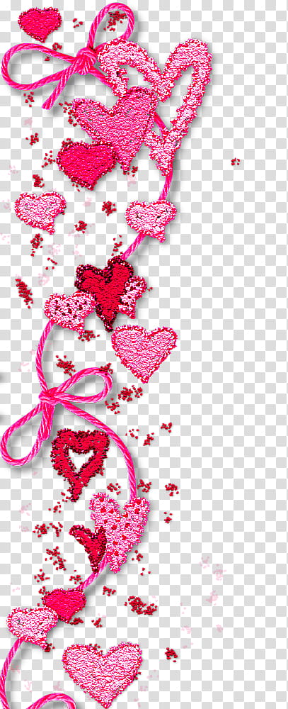 Elements , pink heart lot illustration transparent background PNG clipart