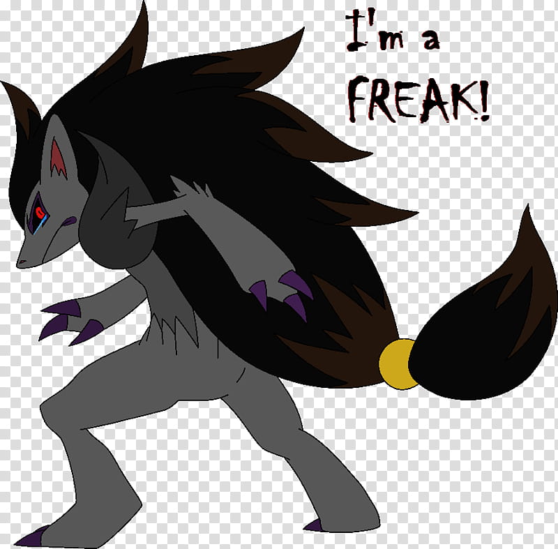 Nathan the Zoroark (Fully transformed) transparent background PNG clipart