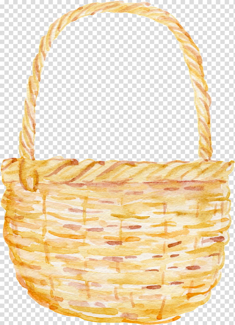 Color, Basket, Cartoon, Storage Basket, Basket Weaving, Tropical Woody Bamboos, Yellow, Wicker transparent background PNG clipart