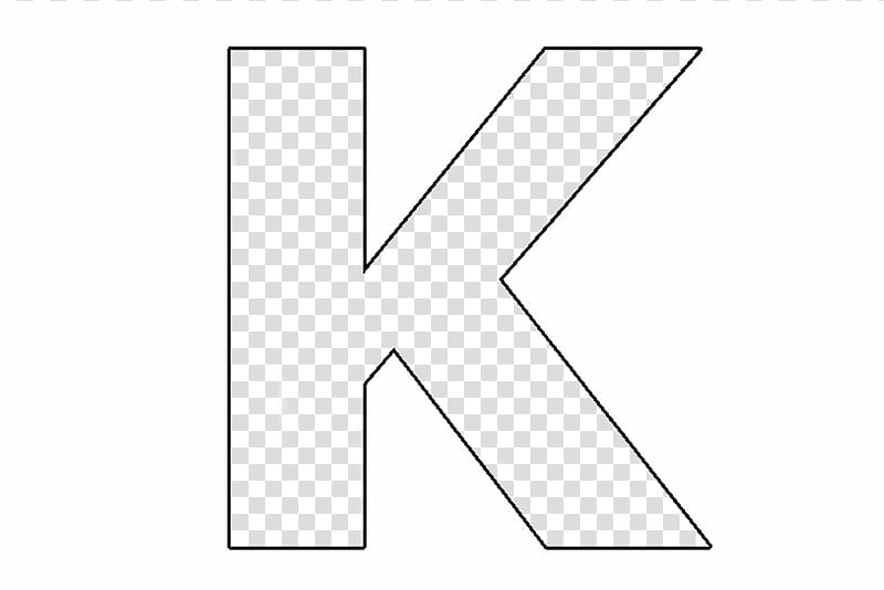 letter K transparent background PNG clipart